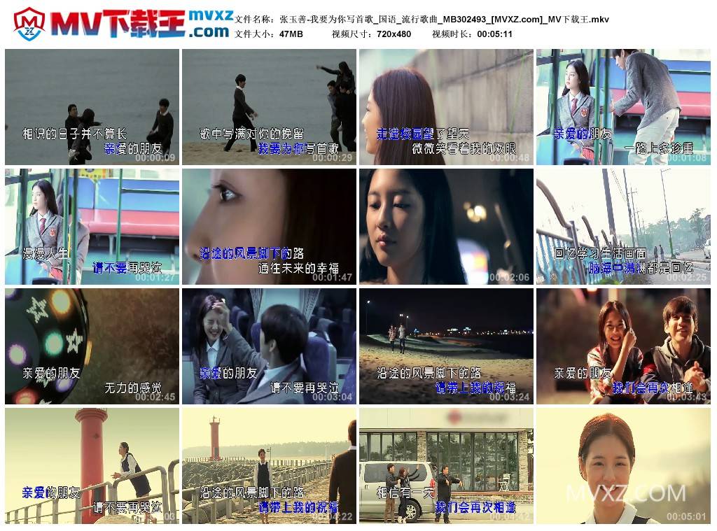 张玉善-我要为你写首歌_国语_流行歌曲_MB302493